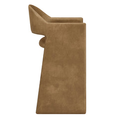 Talia 41 Inch Vegan Leather Bar Stool by Modway - Toast