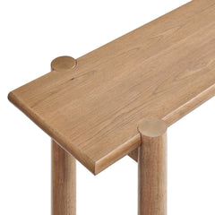 Taschen Console Table by Modway - Weathered Oak
