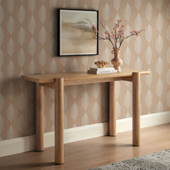 Taschen Console Table by Modway - Weathered Oak