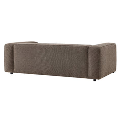 Auren 88 Inch Lattice Bouclé Upholstered Sofa by Modway - Earth