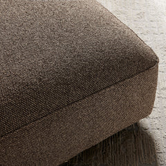 Auren Lattice Bouclé Upholstered Ottoman by Modway - Earth