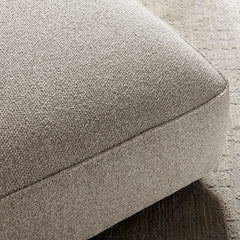 Auren Lattice Bouclé Upholstered Ottoman by Modway - Fog