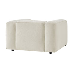 Auren Lattice Bouclé Upholstered Accent Chair by Modway - Cream