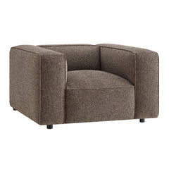 Auren Lattice Bouclé Upholstered Accent Chair by Modway - Earth