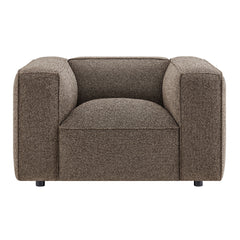 Auren Lattice Bouclé Upholstered Accent Chair by Modway - Earth