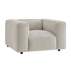Auren Lattice Bouclé Upholstered Accent Chair by Modway - Fog