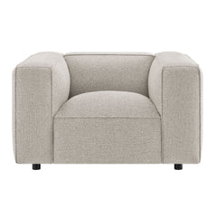 Auren Lattice Bouclé Upholstered Accent Chair by Modway - Fog