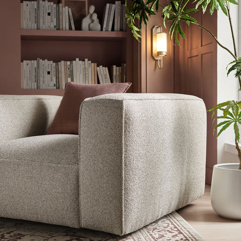 Auren Lattice Bouclé Upholstered Accent Chair by Modway - Fog