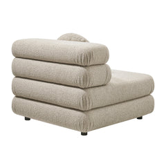 Jubilee 5-Piece Upholstered Modular L-Shaped Sofa Set by Modway - Linen