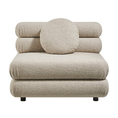 Jubilee 5-Piece Upholstered Modular L-Shaped Sofa Set by Modway - Linen