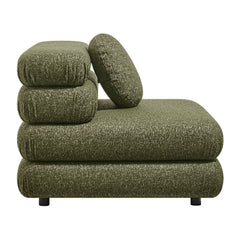 Jubilee 3-Piece Upholstered 3-Piece Modular Sofa Set by Modway - Olive