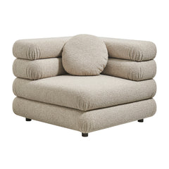 Jubilee 5-Piece Upholstered Modular L-Shaped Sofa Set by Modway - Linen