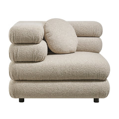 Jubilee 5-Piece Upholstered Modular L-Shaped Sofa Set by Modway - Linen