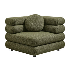 Jubilee 4-Piece Upholstered Modular Sofa Set by Modway - Olive