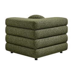 Jubilee 3-Piece Upholstered 3-Piece Modular Sofa Set by Modway - Olive