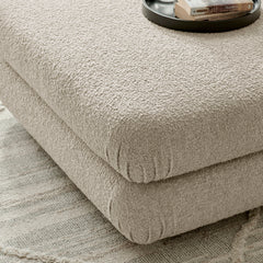 Jubilee Upholstered Ottoman by Modway - Linen
