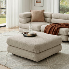 Jubilee Upholstered Ottoman by Modway - Linen