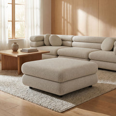 Jubilee Upholstered Ottoman by Modway - Linen