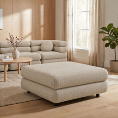 Jubilee Upholstered Ottoman by Modway - Linen