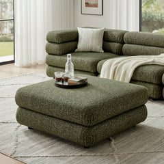 Jubilee Upholstered Ottoman by Modway - Olive