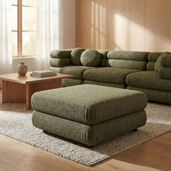Jubilee Upholstered Ottoman by Modway - Olive
