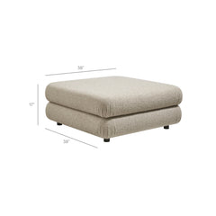 Jubilee 4-Piece Upholstered Modular Sofa Set by Modway - Linen