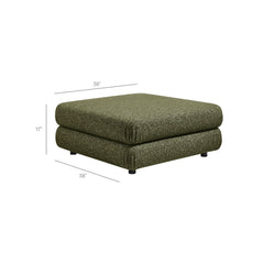 Jubilee 4-Piece Upholstered Modular Sofa Set by Modway - Olive
