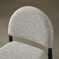 Hayley Upholstered Fabric Counter Stools Set of 2 by Modway - Black Camel