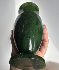 Siberian Jade Vase, 7.5"*