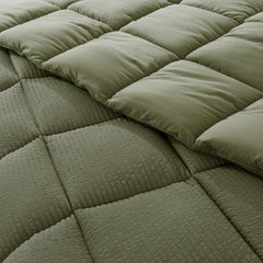Kasentex Reversible All-Season Comforter Twin/Queen/King - Cozy Down Alternative Bedding