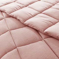 Kasentex Reversible All-Season Comforter Twin/Queen/King - Cozy Down Alternative Bedding