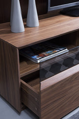 Lisa TV Stand in Warm Walnut