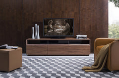 Lisa TV Stand in Warm Walnut