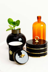Arienne Black Accent Vase