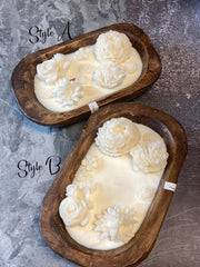 Botanical Garden Dough Bowl Candle | Two Styles