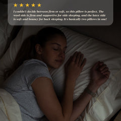 The Organic Snooze Pillow Dual Sided Firm or Plush