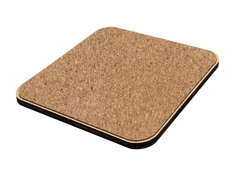 American Star Wooden Cork Coasters Gift Set of 4 by Nature Wonders - 898917C-S4