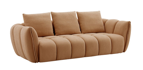Luxury Chenille Lennox Sofa – Modern Deep Seat Living Room Couch with Plush Pillows