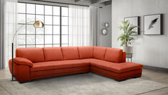 625 Italian Leather Sectional By J&M